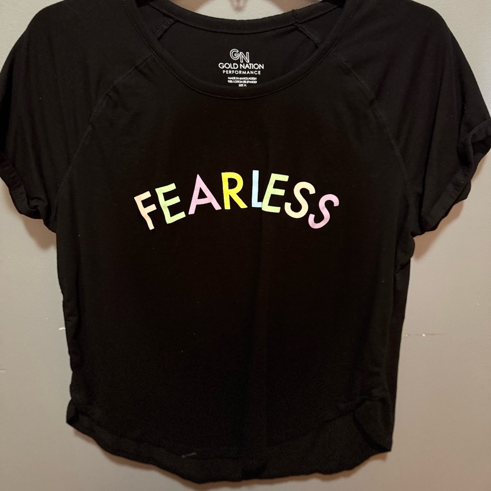 Women's Black Fearless Top